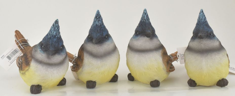 Large RESIN Bird Figure 4 Asst