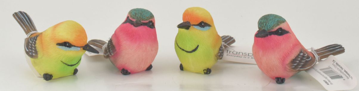 Small RESIN Bright Hummingbird Figure 4 Asst