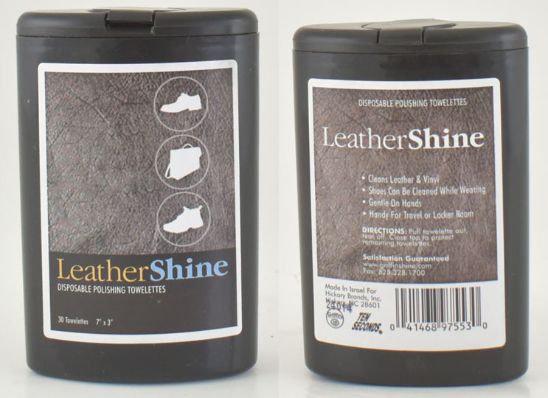 Leather Shine Polishing Towelettes