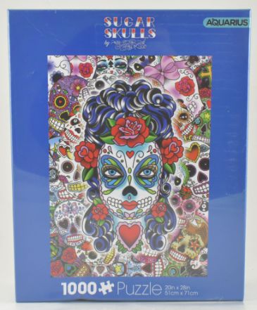 Aquarius Sugar Skulls Puzzle By Sunny Buick 1000 Piece