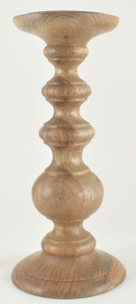 Wooden Pillar CANDLE Holder