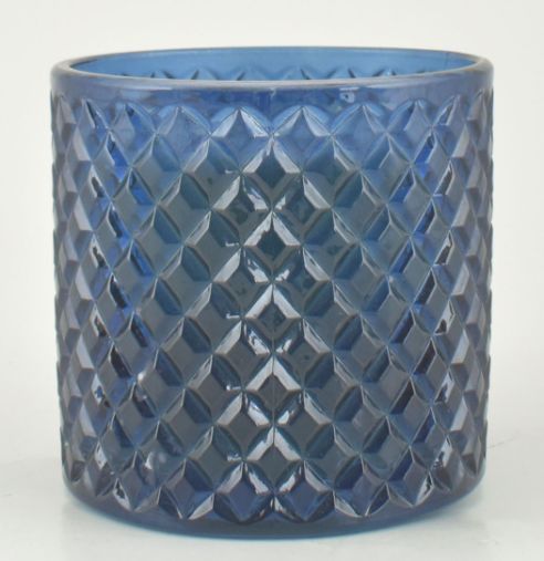 Glass Candle - Blue