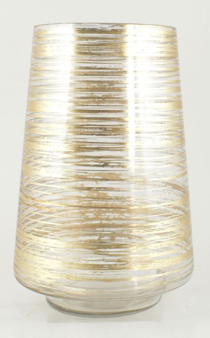 Gold Stripe Vase