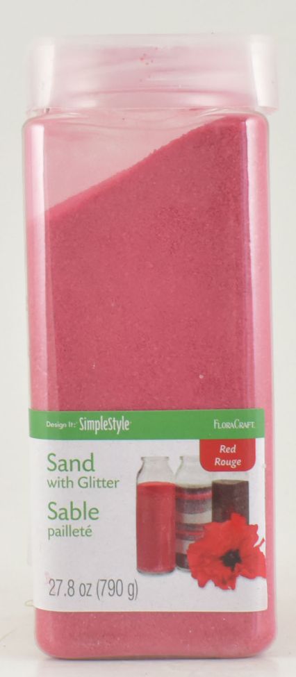 Red Sand with Glitter