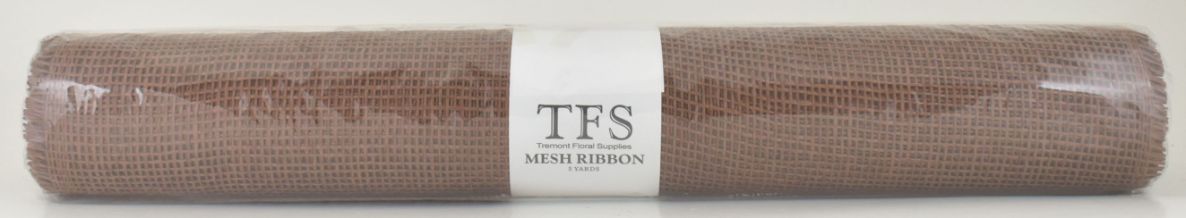 PLASTIC WRAPPING MESH 54CM X 5 RED GOLD