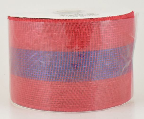 SINAMAY ART MESH (10CM) RED/BLUE MS