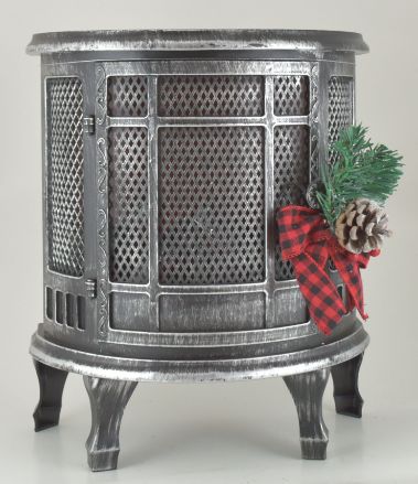 Lighted Fireplace Christmas Decor