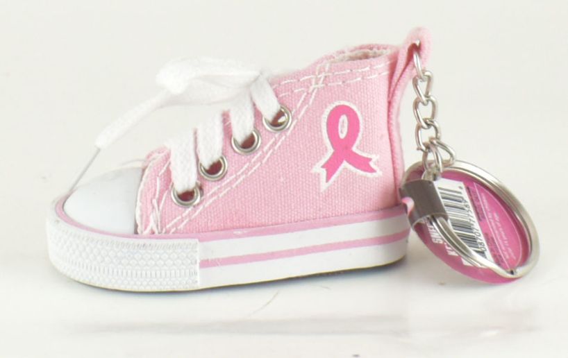 Pink Ribbon SNEAKER Keychain