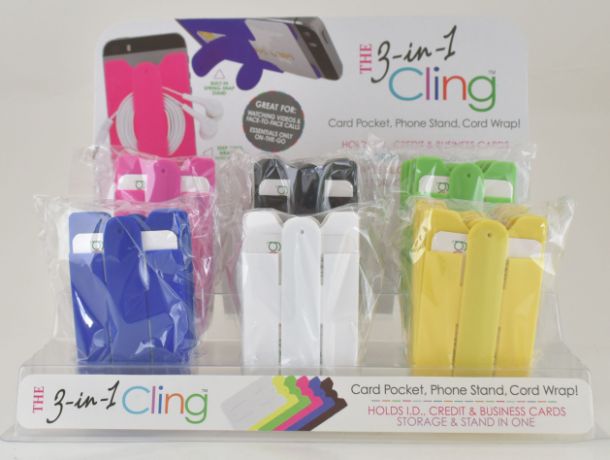 3-in-1 Phone Cling - Assorted