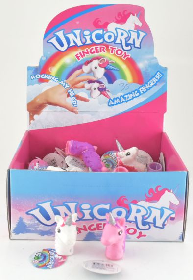 Unicorn Finger Puppet - Assorted