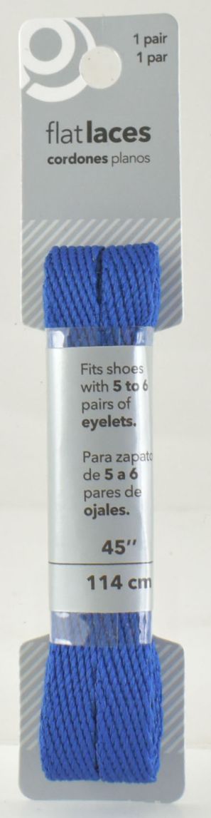 Blue Flat SHOE Laces