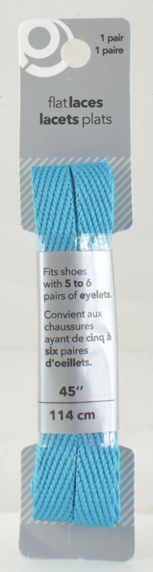 Turquoise Flat SHOE Laces