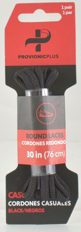 BLACK Round Shoe Laces