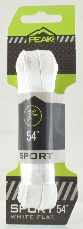 WHite Flat SPORT SHoe Laces
