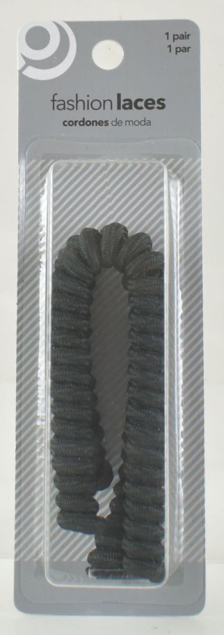 BLACK Spring Shoe Laces