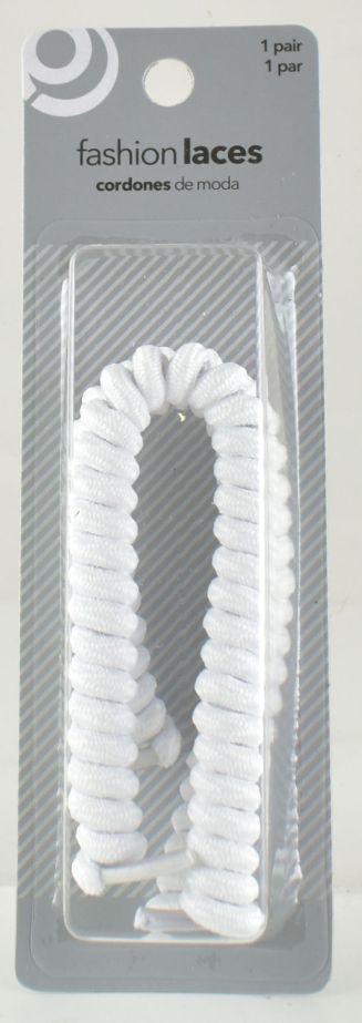 White Spring SHOE Laces