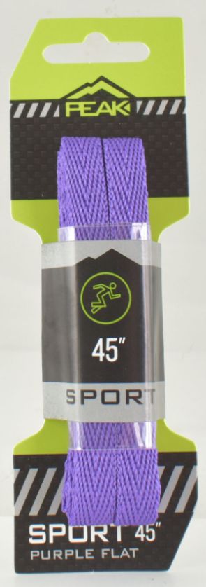 Purple Flat Sport Shoe Laces