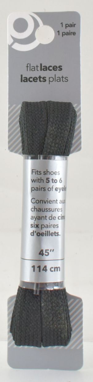 Black Flat SHOE Laces