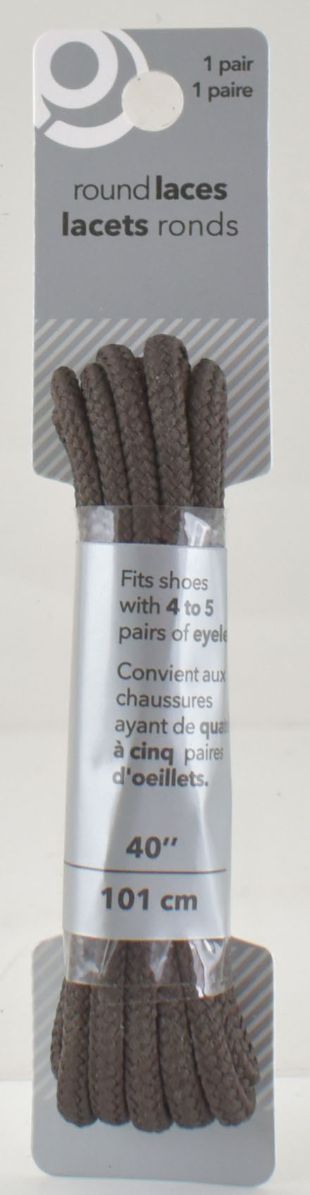 Brown Round Shoe Laces