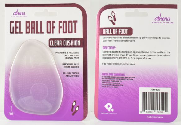 Gel Ball of Foot Cushion Clear