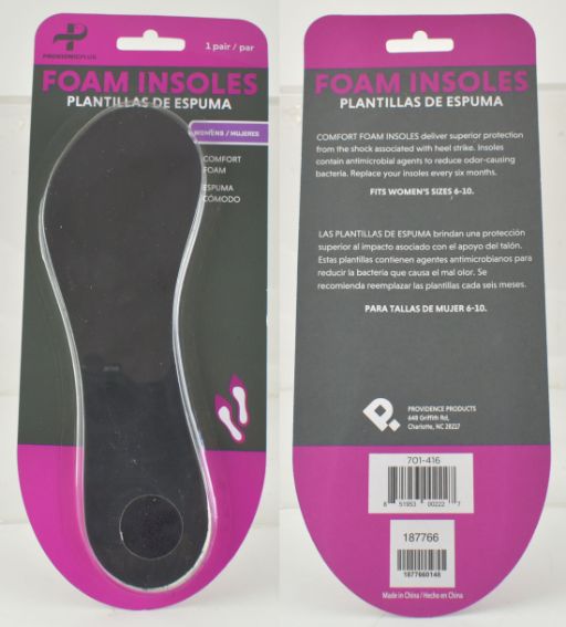 Women's Foam Insoles BLACK