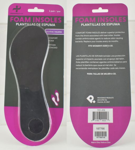 Women's Foam Insoles Black