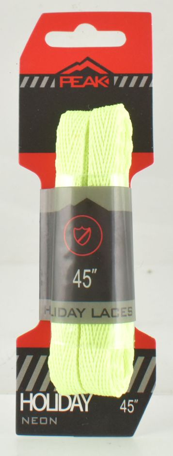 Neon Yellow Flat SHOE Laces