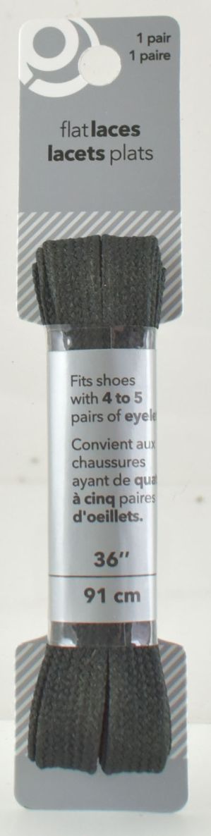 Black Flat Shoe Laces