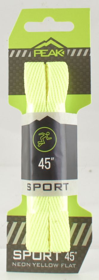 Neon Yellow Sport Flat SHOE Laces