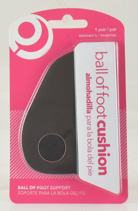 Women's BLACK Ball of Foot Cushions