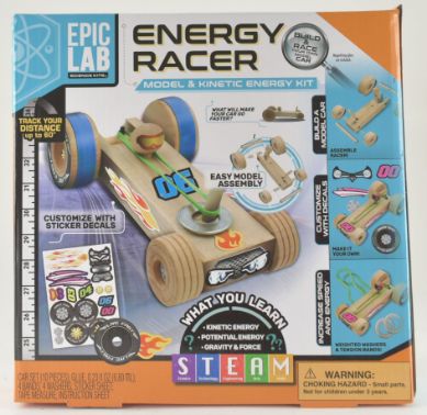 Science Kit Energy Racer Model and Kinetic Energy Kit