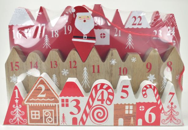 Peppermint Lane CHRISTMAS Countdown Tabletop Decor