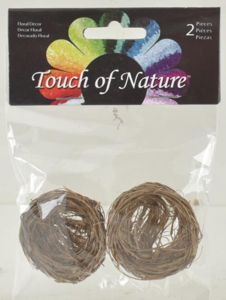 2'' Natural Artificial Wild Grass Nest 2 PC