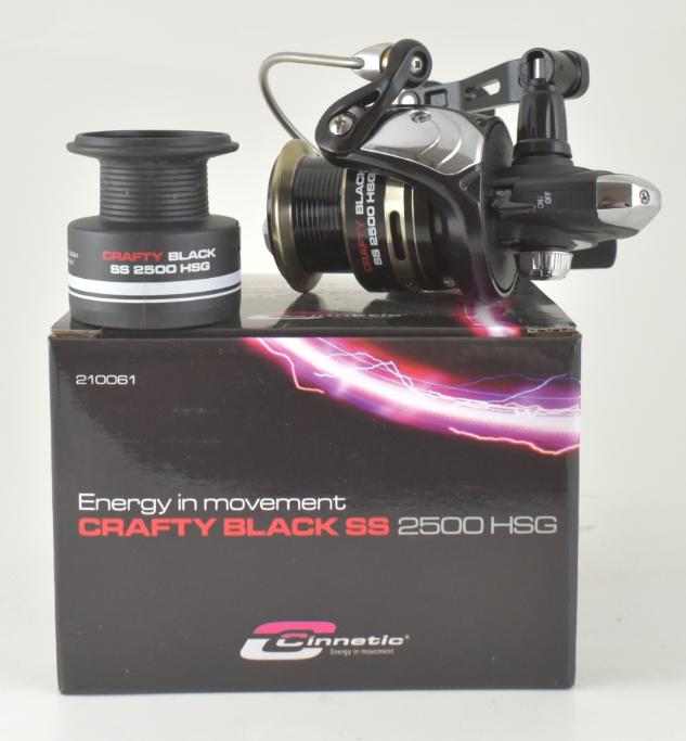 Cinnetic Crafty Black SS 2500 HSG High Quality Reel