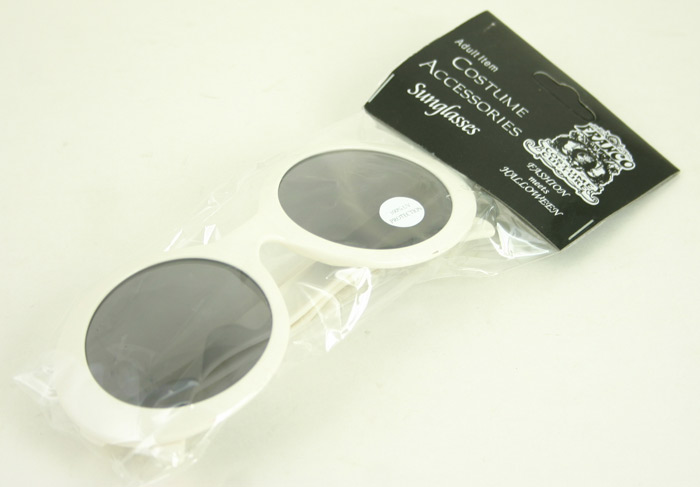 White Costume SUNGLASSES