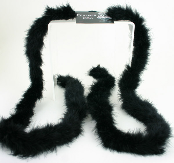 Black MaraBou Feather BOA