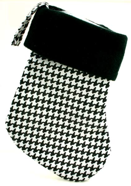 Houndstooth Stocking Ornament