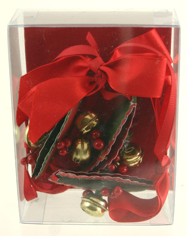 Bells / Berries / Bows Ornament Set of 3 Demdaco