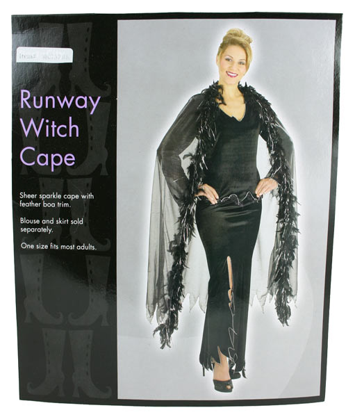 NoVelty Runway Witch Cape