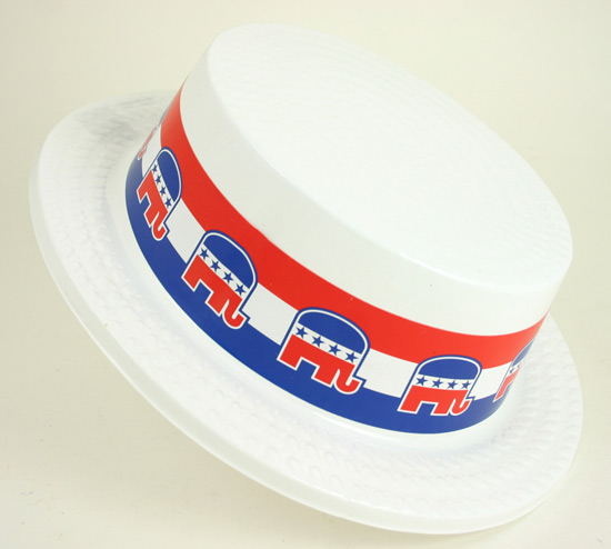 Republican GOP Plastic Campaign HAT