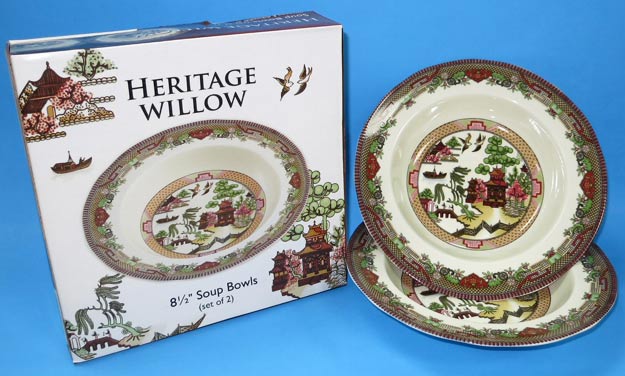 HEritagE Willow Soup Bowl SEt of 2