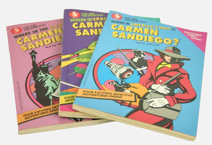 Assorted Carmen Sandiego You Are The Detective BOOKs