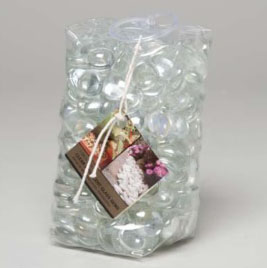 Clear Iridescent Glass Gems - 3 lb. Bag