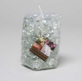 Clear Iridescent Glass Gems - 3 lb. Bag