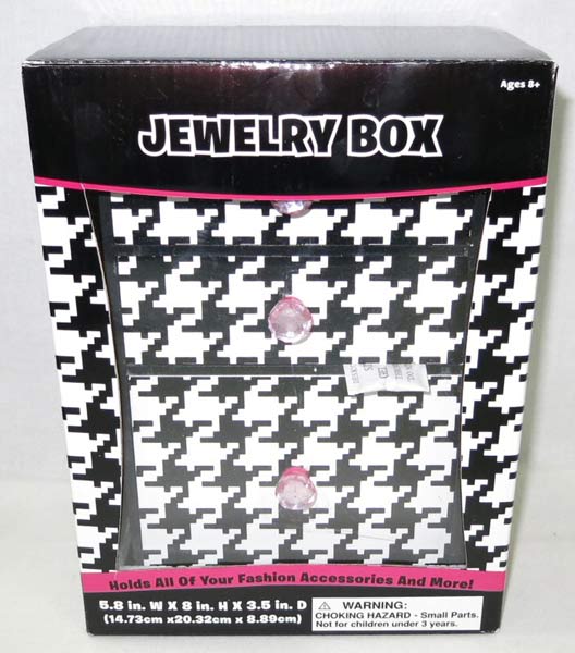 Houndstooth JEWELRY BOX