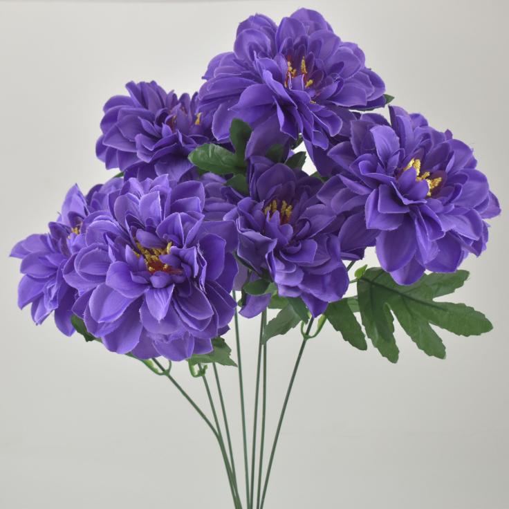 Satin Zinnia Bush Purple