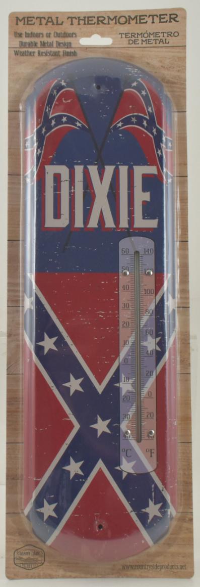 Dixie Confederate Metal Thermometer