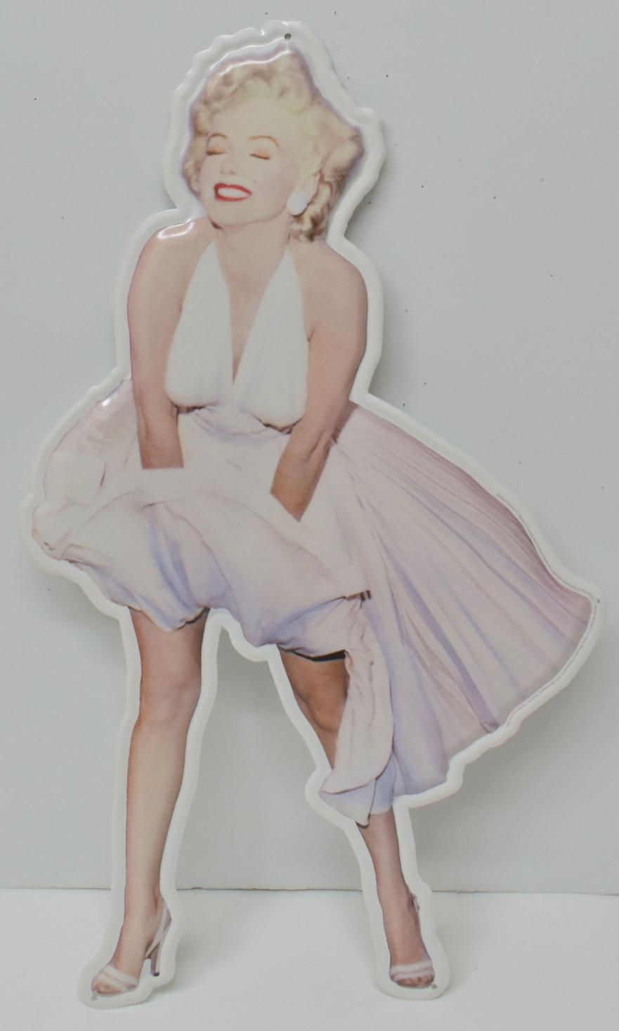 Marilyn Monroe Die Cut Metal SIGN