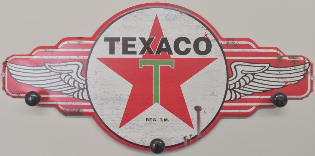 Texaco Motor Oil ''Wings'' HAT Rack - Metal