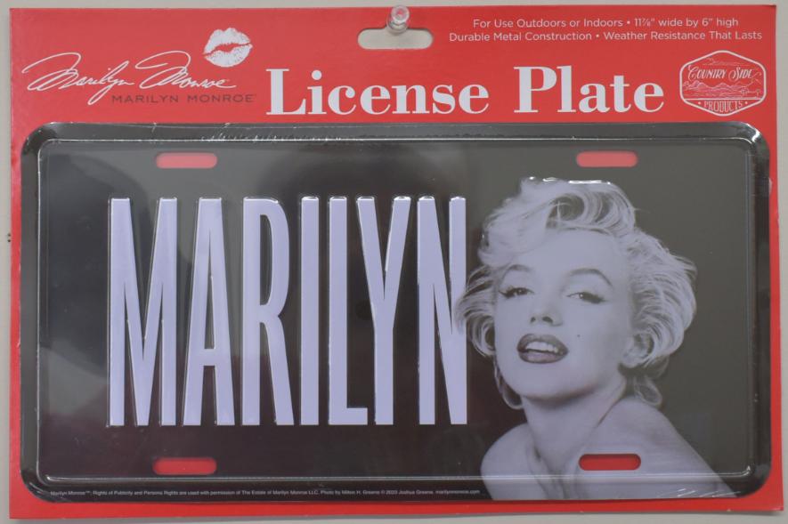 LICENSE PLATE - Marilyn Monroe - Metal